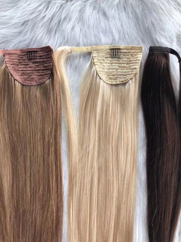 wrap on ponytails