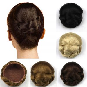 bun braid